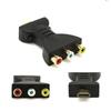 HDMI в RCA AV Конвертер RCA AV Порты Адаптер Кабель-адаптер Для HD ТВ Приставки HDMI в AV Аудио Адаптер HD Конвертер Красный Белый Желтый