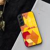Simple Dhl Express Label Phone Case Glass For Samsung Galaxy S21 S25 S22 S20 S24 S23 Ultra Fe Plus A16 A34 A54 A24 Coque