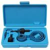 11pcs/set Hole Saw Cutting Set Kit Tools 19-64mm Wood Metal Alloys Circular Round with Case