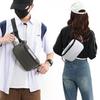 Sports Waist Bag for Men and Women, Casual Canvas Single-shoulder Crossbody Bag, Outdoor Waterproof Chest Bag, Versatile Small Crossbody Bag