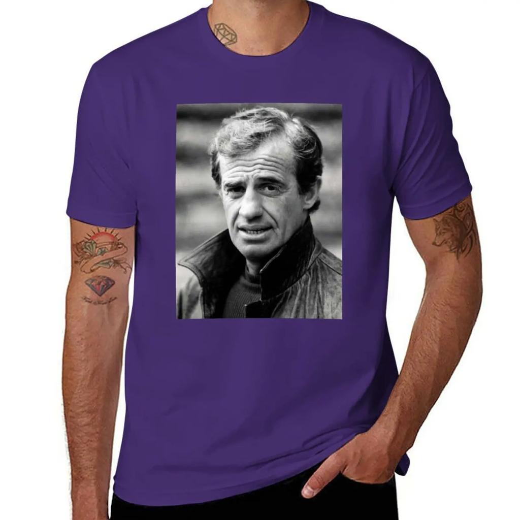 New John Paul Belmondo TShirt Tees Heavyweight T Shirts Hippie Clothes T Shirts For Unisex Cotton