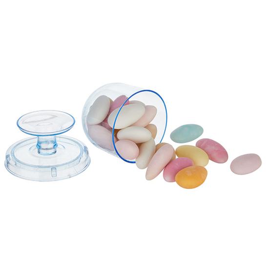 Мини-подставка для торта из пластика с купольной крышкой, прозрачная подставка для десертов и кексов, тарелка для шоколадных конфет, для дня рождения, праздника, детского душа, чаепития