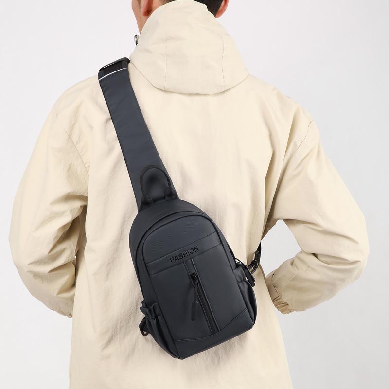 Мужская сумка-слинг CrossBody через плечо нагрудная сумка дорожная водонепроницаемая нейлоновая мужская многоцелевая сумка-мессенджер