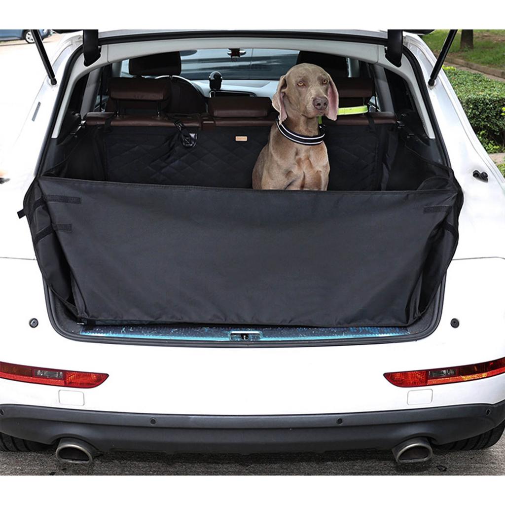 Коврик для багажника для домашних животных, устойчивый к царапинам, чехол для сиденья собаки, простой в установке, регулируемый защитный коврик для заднего сиденья для домашних животных, защитный коврик для багажа