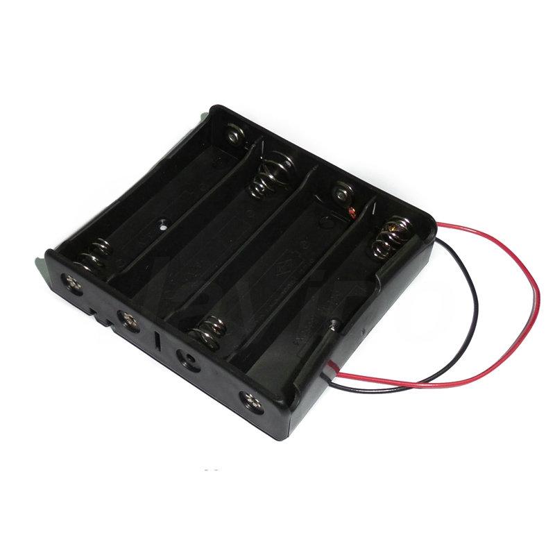 Черный пластик 1x 2x 3x 4x 18650 Ящик для хранения батарей Чехол 1 2 3 4 слота DIY Батарейный зажим-держатель Контейнер с проводом