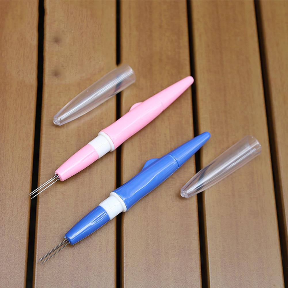 Шерстяные фетровые иглы для вышивки своими руками Вязаные инструменты Швейные спицы Швейные принадлежности Инструменты Пластик с ручкой