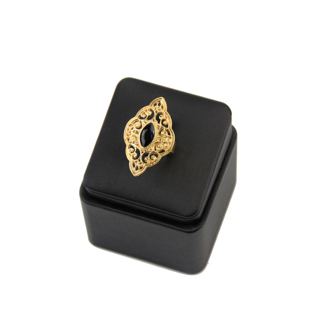 Элегантное золотого цвета кольцо в стиле арабески для женщин, открывающееся кольцо в стиле бохо, свадебные украшения с кристаллами, подарок невесты 2023