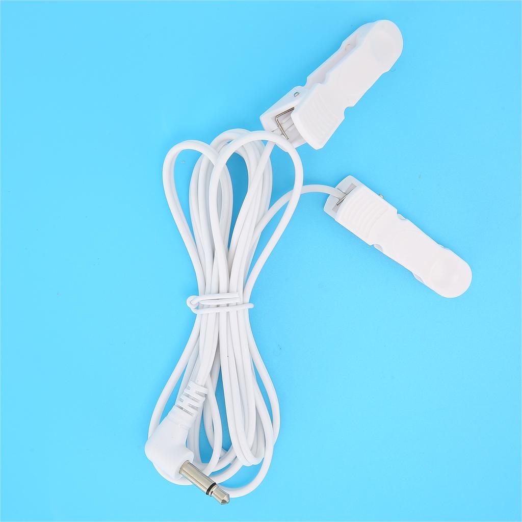 Тенс Клипса на ухо 3,5 мм Провод ТЕНС Кабель Электрод Подводящий кабель Клипса на ухо для ТЕНС Аппарата Физиотерапевтический аппарат