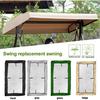 Outdoor Swing Canopy Replacement Cover 3 Seater 191x120x18cm/75x47x7'' Universal Patio Swing Cover,Waterproof Replacement Canopy Top Cover for Garden