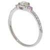 Ring Pt950Platinum/diamond #5.4(US Size) 1.8g Women Used