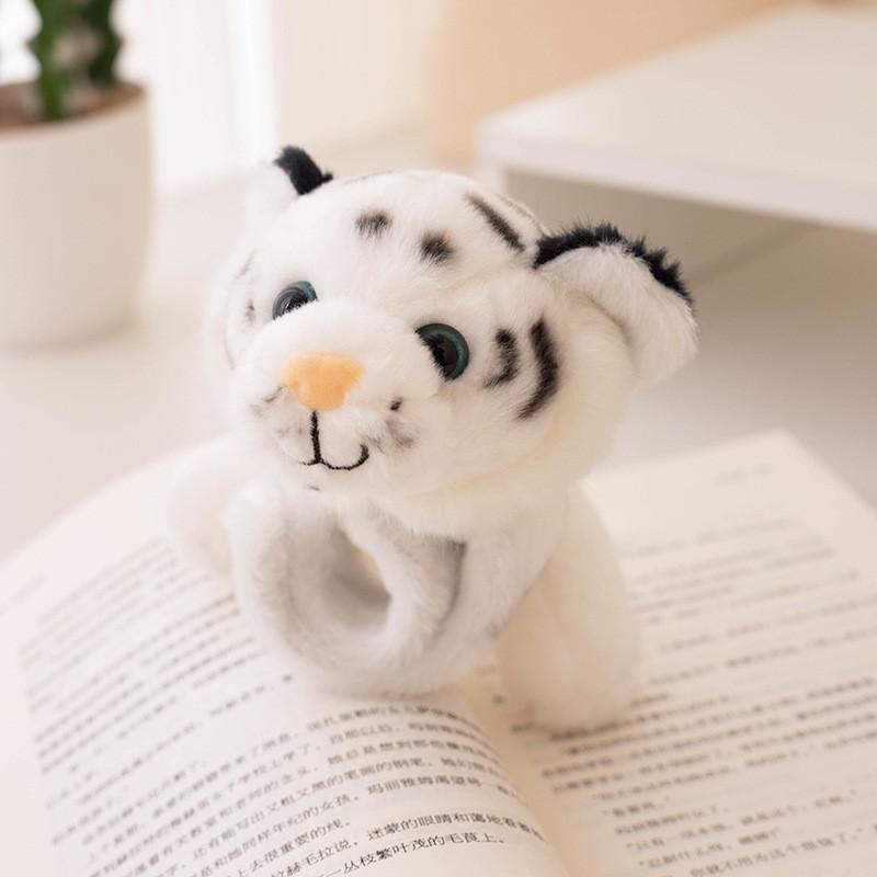 Charming Animal Plush Toy Wristband Featuring Tiger Panda Bunny And Elephant