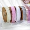 "50-Yard 3cm Hollow Lace Satin Ribbon for Cakes & Bouquets"