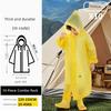 Children's Disposable Raincoat with Backpack Space for School, Suitable for Kindergarten and Primary School Students, Boys and Girls, Portable and
