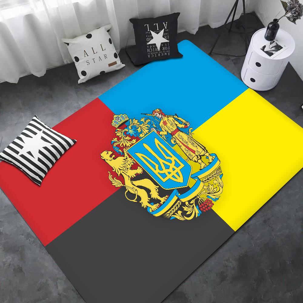Украина Украинская Девушка Флаг Входной Коврик для Двери Нордический Стиль Спальня Гостиная Придверный Коврик Дом Балкон Противоскользящий Современный Домашний Декор