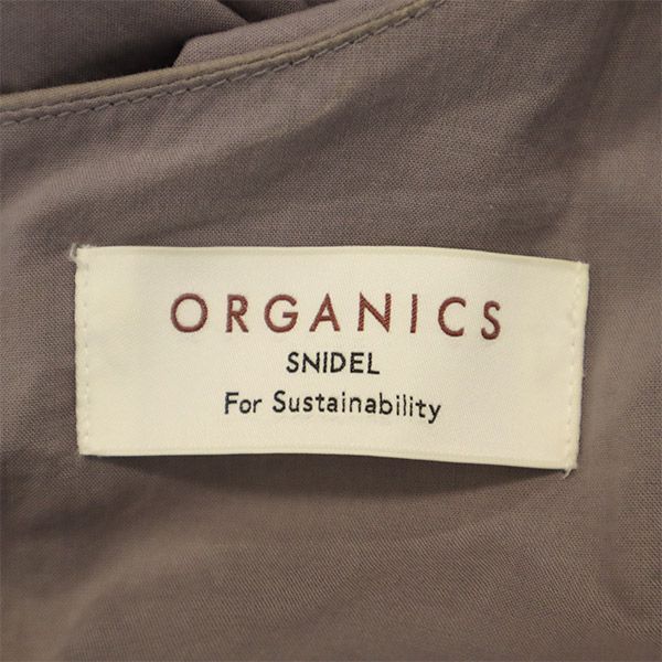 ORGANICS SNIDEL для устойчивого развития Платье с коротким рукавом-фонариком Женское Б/У