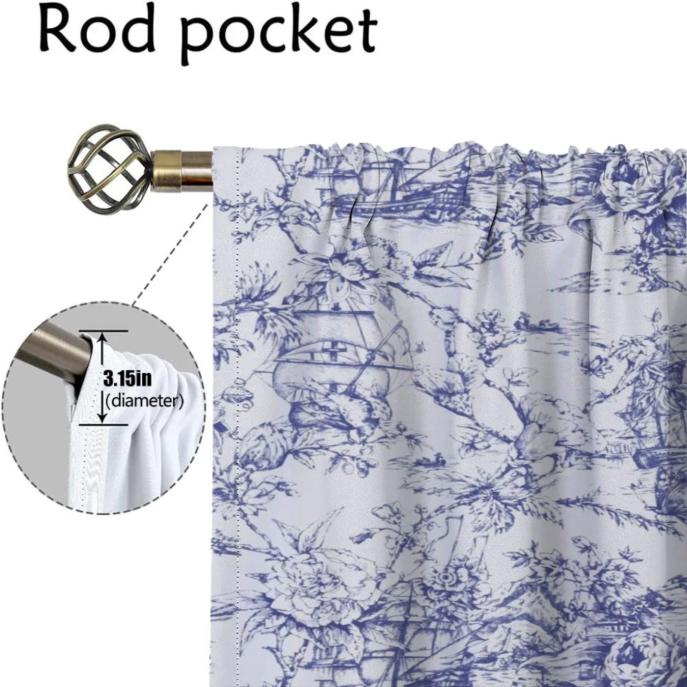 Элегантные шторы для гостиной, цветы и растения, занавески для окон, украшения на Хэллоуин, жалюзи, шторы из 2 частей, перегородка