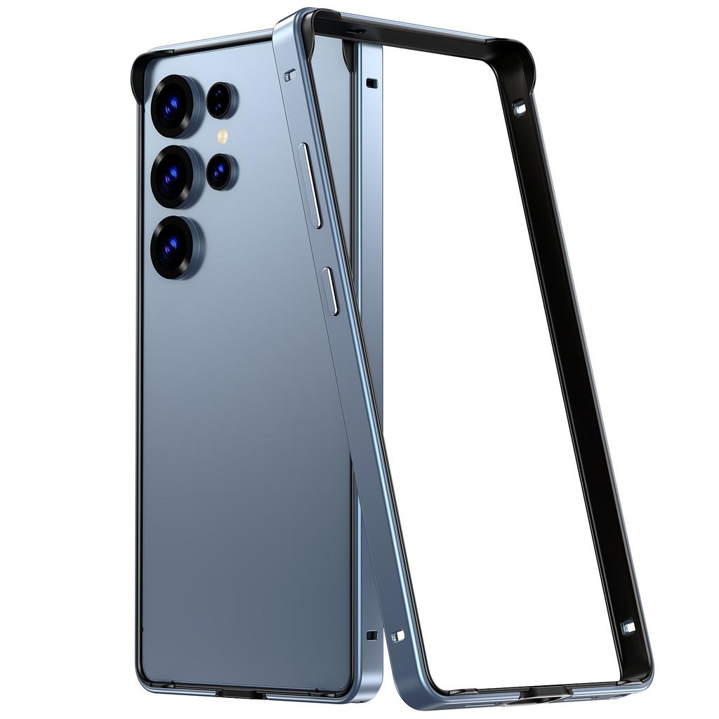 Применимо к чехлу для мобильного телефона Samsung S26Ultra, металлический каркас, силикон, четыре угла, защита от падения, S25P, рассеивание тепла и защита от падения, новый