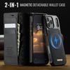 For iPhone 17 Pro Case CASEME C49 Compatible with MagSafe RFID Blocking Detachable Wallet Leather Phone Cover
