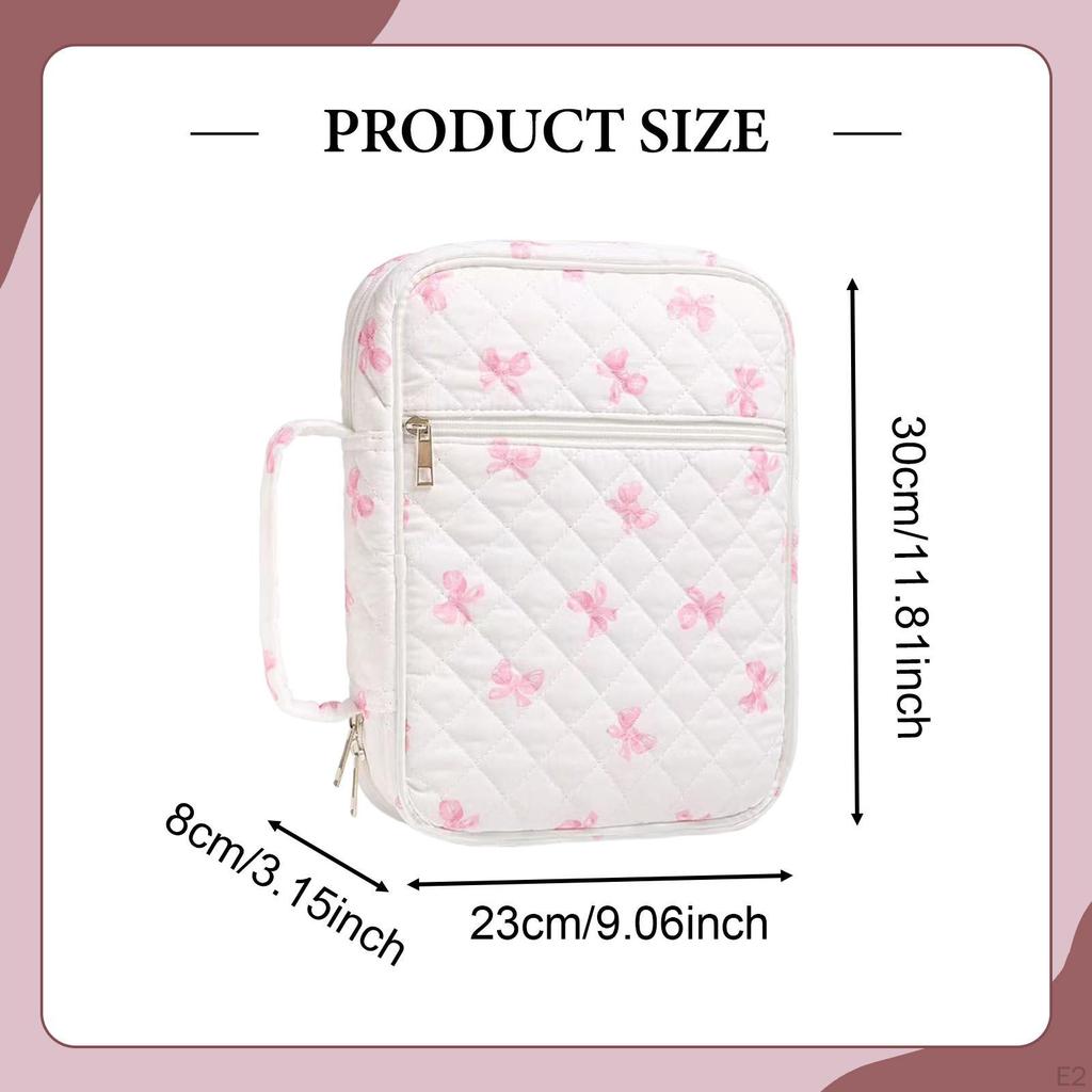 Обложка для Библии, Многофункциональная, Компактная, Карман на молнии, Сумка для защиты принадлежностей для изучения Писания