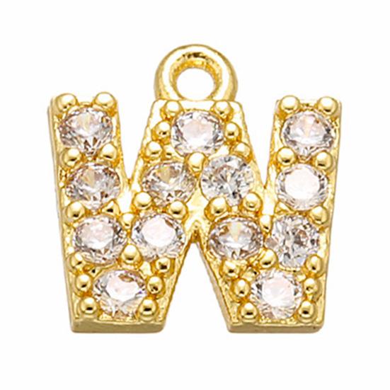 Necklace Pendant 26 Letters Rhinestones Jewelry Cute Sparkling Jewelry Pendant