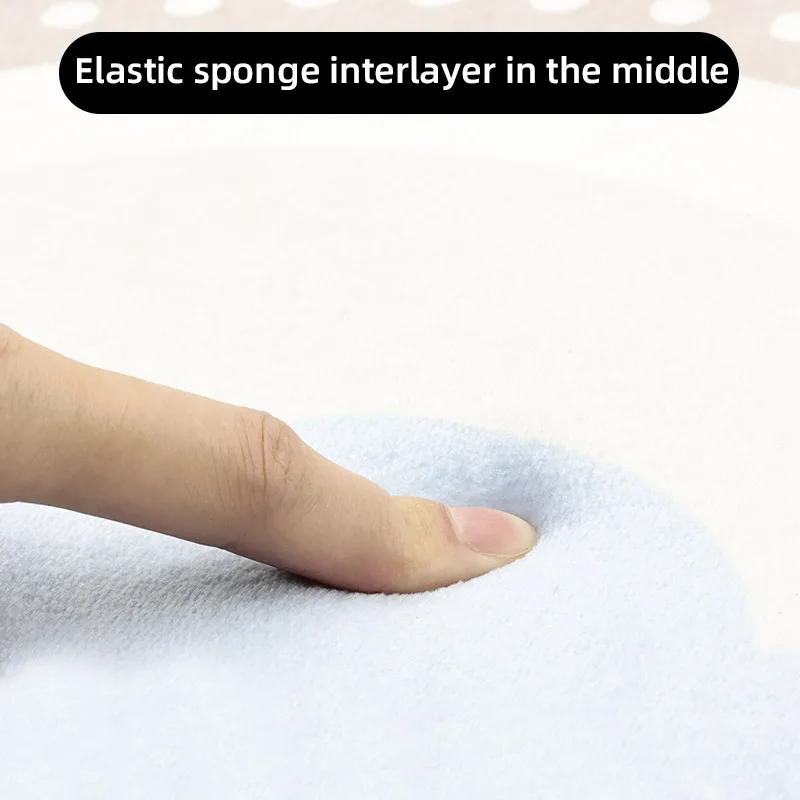 Monster Face Pumpkin Pattern Bathroom Floor Mat, Bathtub Absorbent Foot Mat, Shower Room Small Carpet, Bathroom Door Mat