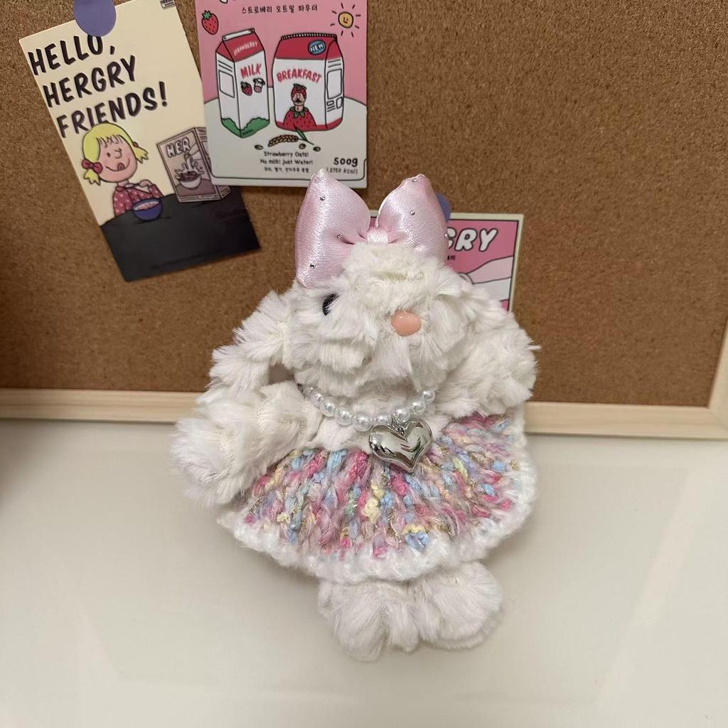 Bonnie Bunny Plush Keychain: Cute Girl Doll Bag Charm & Bestie Birthday Gift