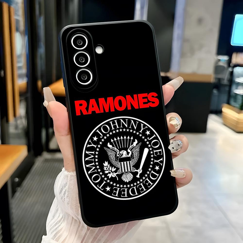 R-Ramones Band Phone Case For Samsung A25 A13 A33 5G A54 A36 A35 A56 A52 A14 Shockproof Soft Cover