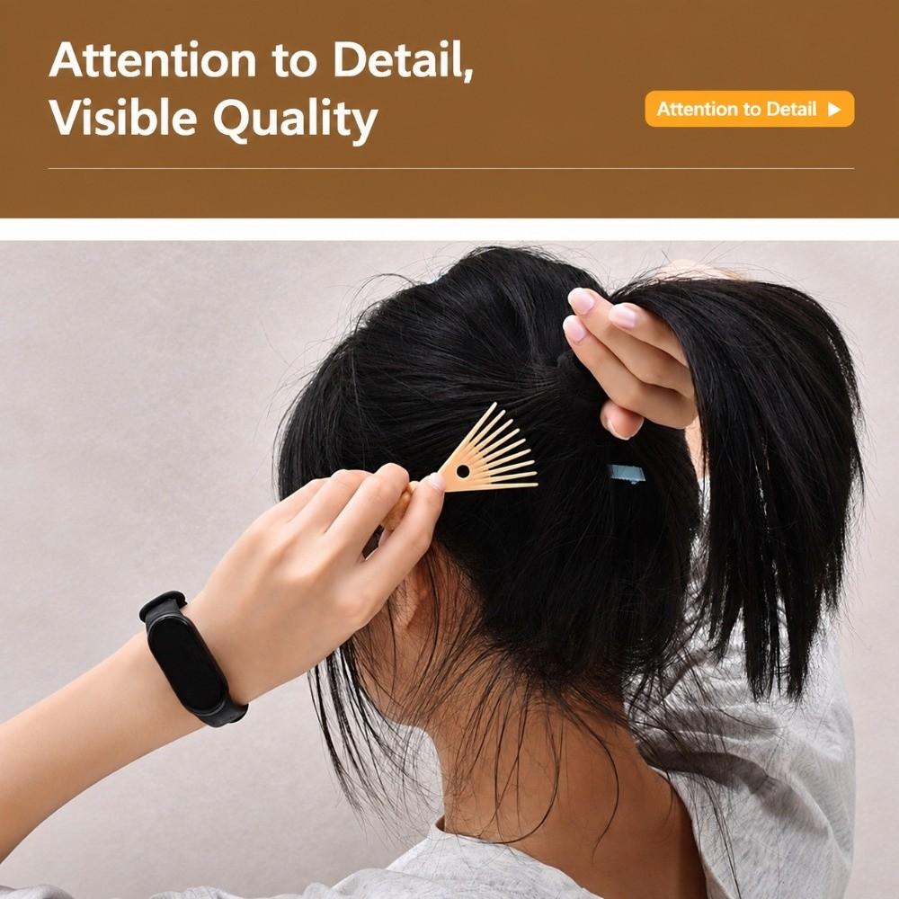 Smooth Tooth Mini Scalp Massager Nine Prong Portable Head Massage Comb Home Use