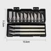 3D Printer 13 Pcs Scalpel Sharp Tool For Jagged Model Edges Knife Material Carve