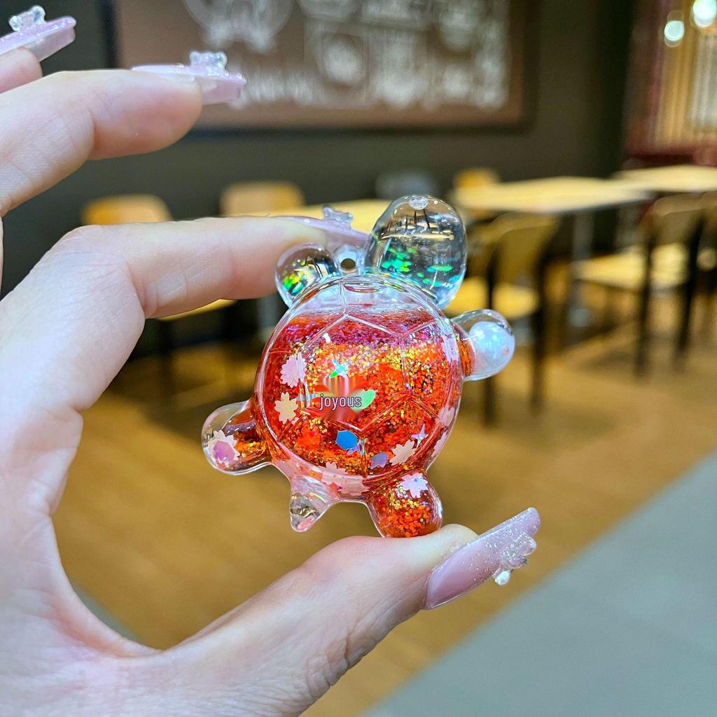 Светящаяся фигурка черепахи в виде зыбучего песка, подставка для украшений в закрытой коробке.