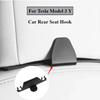 Car Rear Headrest Hook For Tesla Model 3 Y 2024 Organizer Center Console Head Rest Storage Accessories Bag Umbrella Trunk Hanger