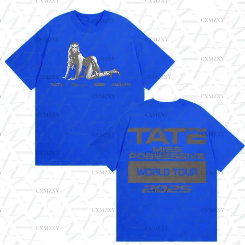 Tate McRae Miss Possessive Tour  New T Shirts Unisex Womens Hip Hop Fashion Cotton Short Sleeve Tshirt Streetwear