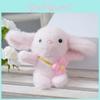Cute Plush Rabbit Keychain Adorable Bear Doll Backpack Charm Soft Toy 16cm For Kids