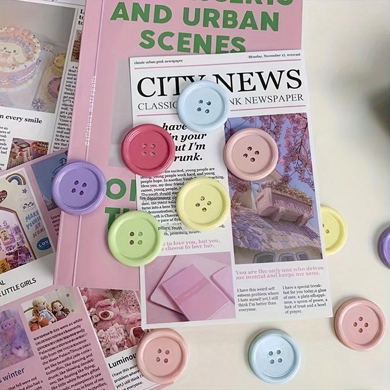 Набор цветных магнитов на холодильник 6/12 шт. Украшение для дома Пластиковая наклейка на холодильник Корейский стиль 3 см