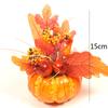 Artificial Pumpkin Maple Berry Sunflower Pomegranate Thanksgiving Halloween Indoor Outdoor Home Table Center Holiday Decorations