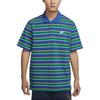 Club Retro Stripe Comfortable Casual Short Sleeve Polo Shirt Men Tops Game-Royal FN3897480