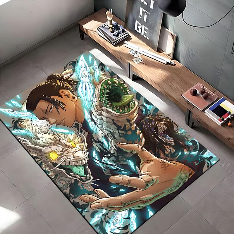 "Dynamic Fantasy Beast Design" suitable as a non-slip mat for the living room or bedroom sofa