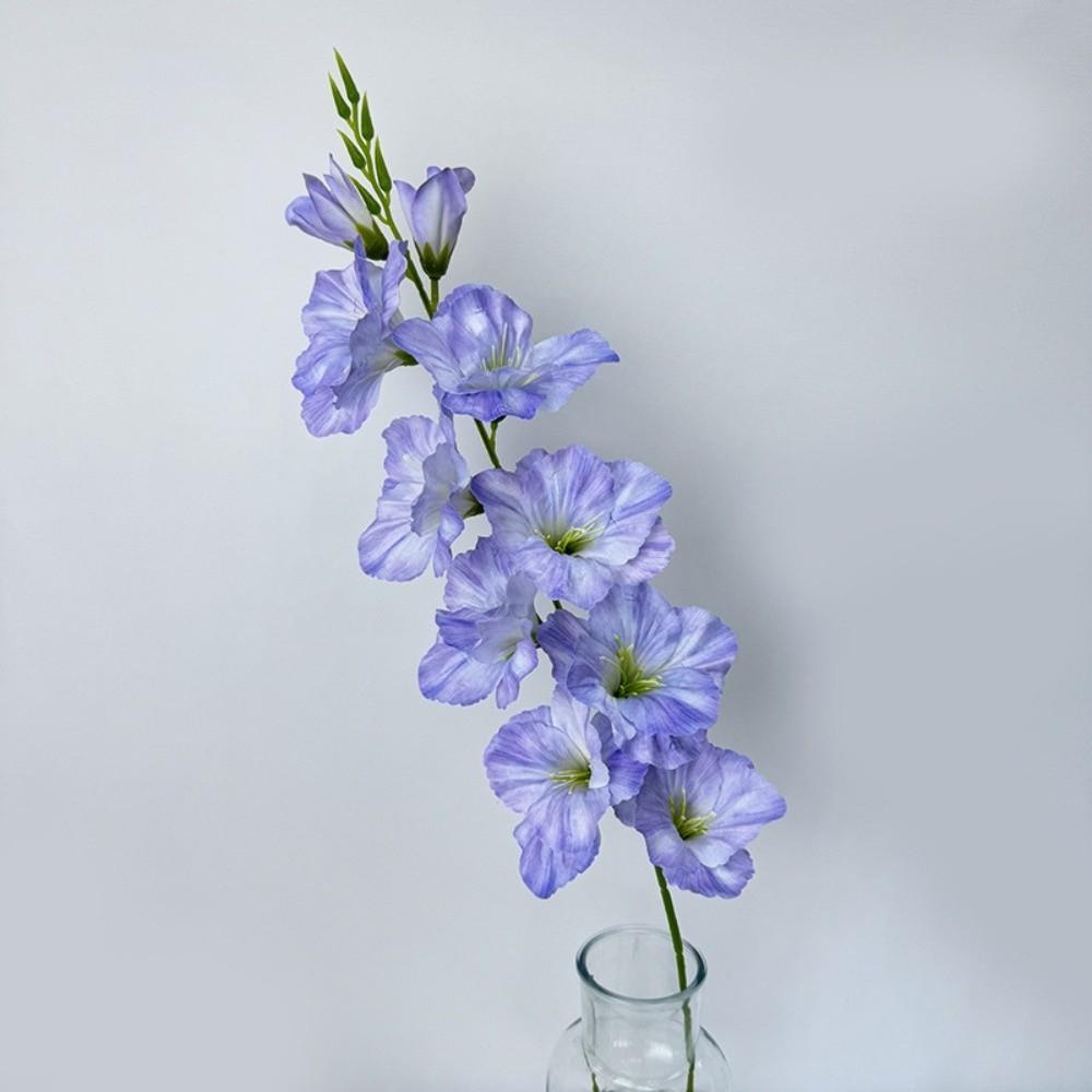 Silk Artificial Flower 80cm Silk Fake Bloom New Simulation Gladiola Flower  Home