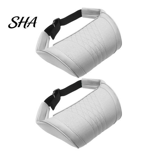 Slow Rebound Foam Neck Support Car Headrest Pillow, Memory Ergonomic for Shoulder Breathable Faux Leather Rest Support, Universal Vehicle Seat