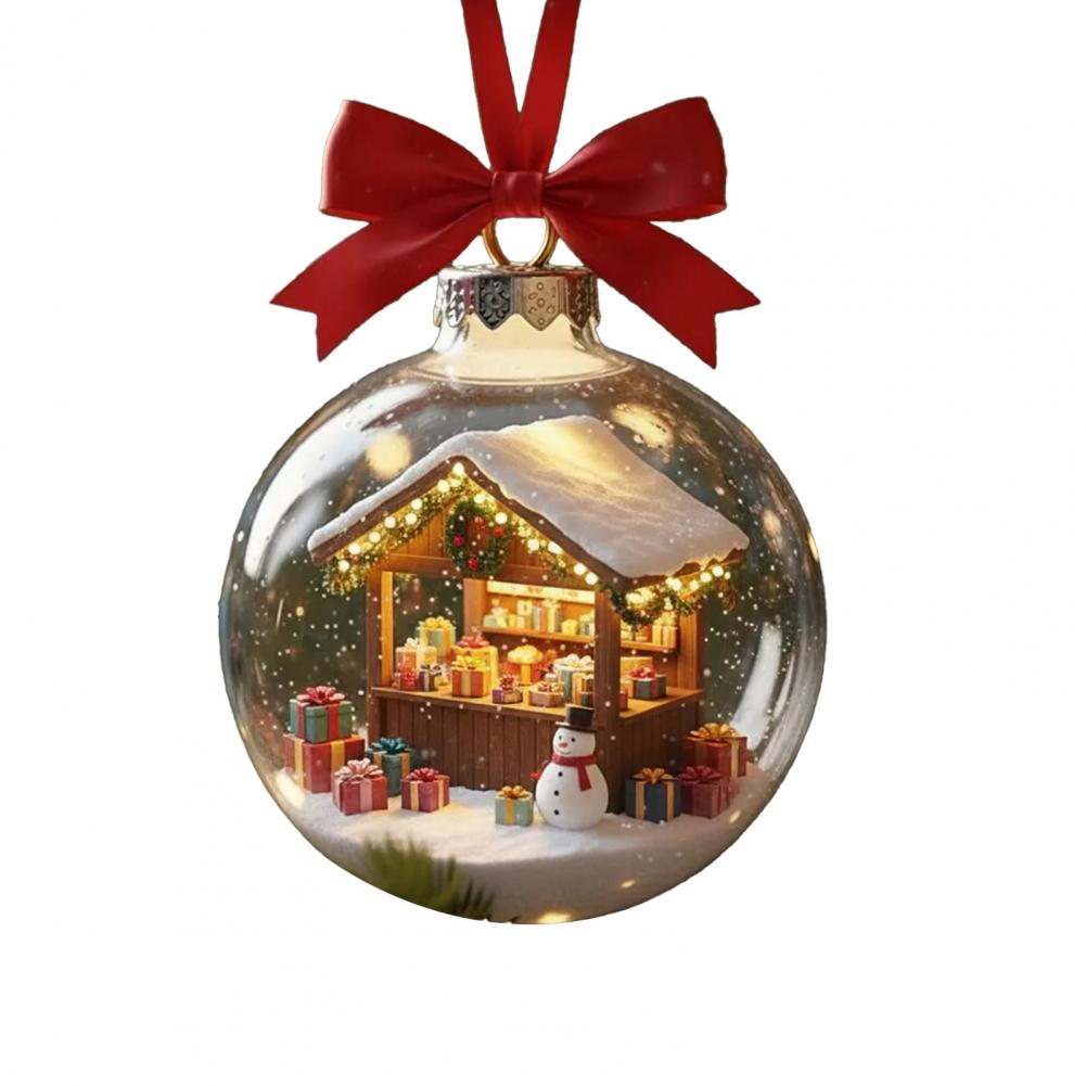 Праздничное украшение Декор для рождественской вечеринки Рождественский подвесной шар Декорация для сцены Атмосфера праздника Украшение для дома Декоративное для дома