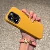 Роскошный матовый кожаный чехол для iPhone 16 15 14 Plus 13 12 11 Pro Max XS Max XR Защита объектива Противоударный силиконовый чехол