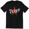 Панк-рок группа The Clash Потертая надпись Красная ЗВЕЗДА Футболка Новая