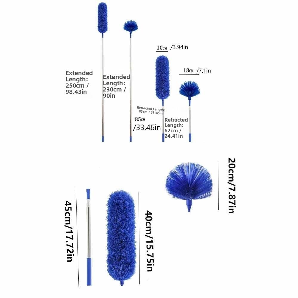 Microfibre Spider Web Removal Washable Cleaner Brush Practical Dust Cleaning  Household