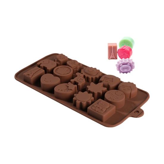 Silicone Chocolate Molds for Truffles Caramel Hard Candy Food-Grade Reusable Easy To Clean Chocolates Candies Jelly Kitchen Essential