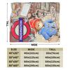 Blankets Britain Paddington Brown Bear Throw Blanket  Flannel Bedspread For Couch Chair Sofa Bed Fluffy Sofa Bed Cover