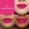Colors Queen Lippie Creamy Matte Lipstick | Single Swipe Application| Highly Pigmented, Lightweight Lipstick for Women (02 - Maple Magenta, 5g)