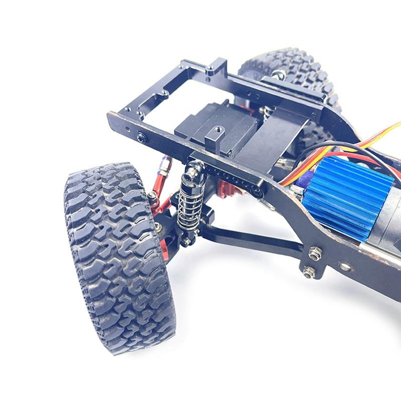 Metal Servo Mount Bracket Beam Crossbeam Shock Mount For WPL C14 C24 B14 B24 1/16 RC Car Kit