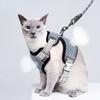 ATUBAN Cat Harness and Leash for Walking, Small Cat Harness Escape Proof Cat Harness Large, Adjustable Cat Harness Reflective