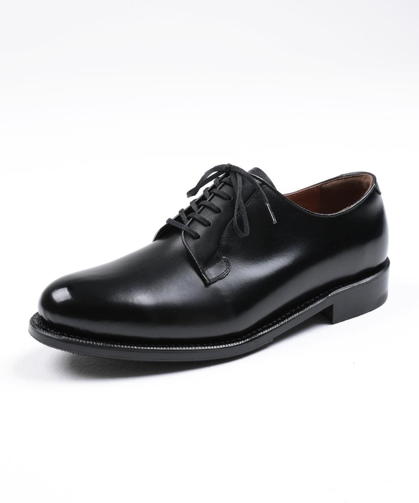 Brenowelt 554 Navy Black Derby Shoes Goodyear Welt Navy Lows
