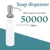 Stainless Steel Sink Hand Soap Dispenser 500ml PE Bottle Pump Foam Modern Design Custom Finish